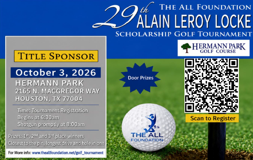 29th Annual Alain Leroy Locke Scholarship Golf Tournament